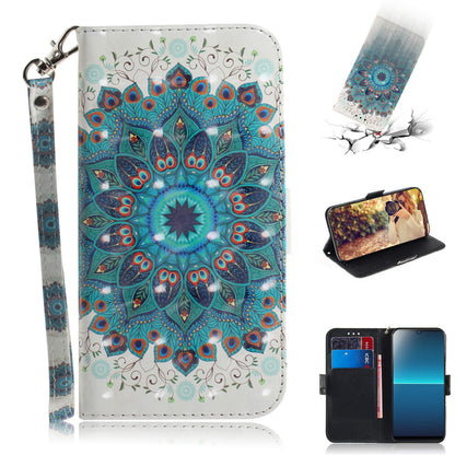 Patterned Light Spot Decor Leather Wallet Phone Case for Sony Xperia L4