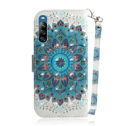Patterned Light Spot Decor Leather Wallet Phone Case for Sony Xperia L4