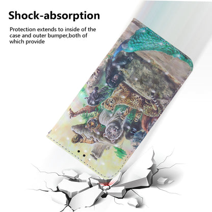 Patterned Light Spot Decor Leather Wallet Phone Case for Sony Xperia L4