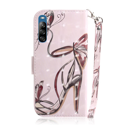 Patterned Light Spot Decor Leather Wallet Phone Case for Sony Xperia L4