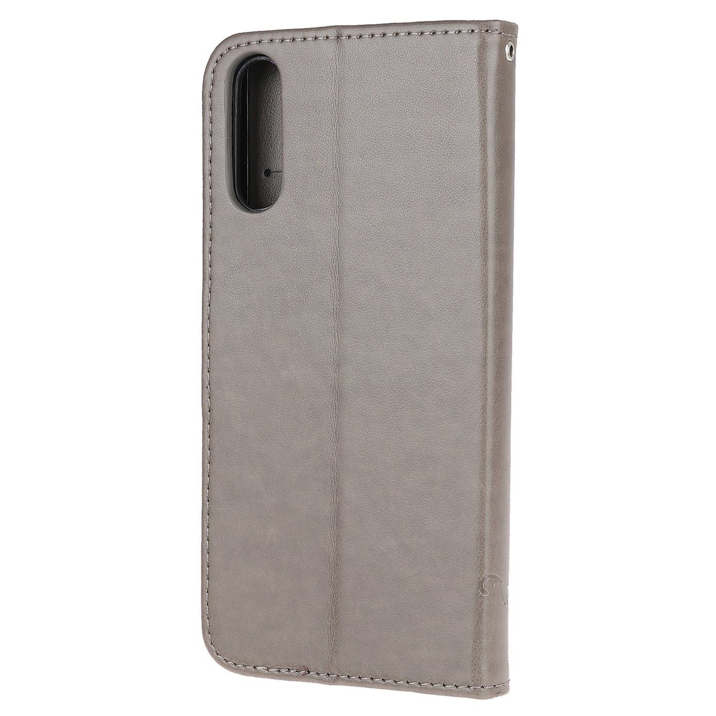 Imprint Butterfly Flower Wallet Stand Leather Flip Cover for Sony Xperia L4