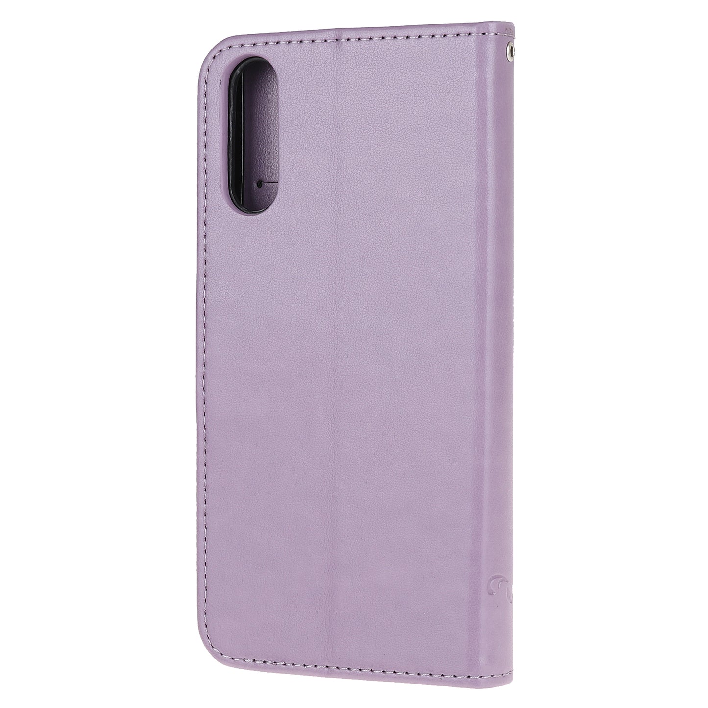 Imprint Butterfly Flower Wallet Stand Leather Flip Cover for Sony Xperia L4