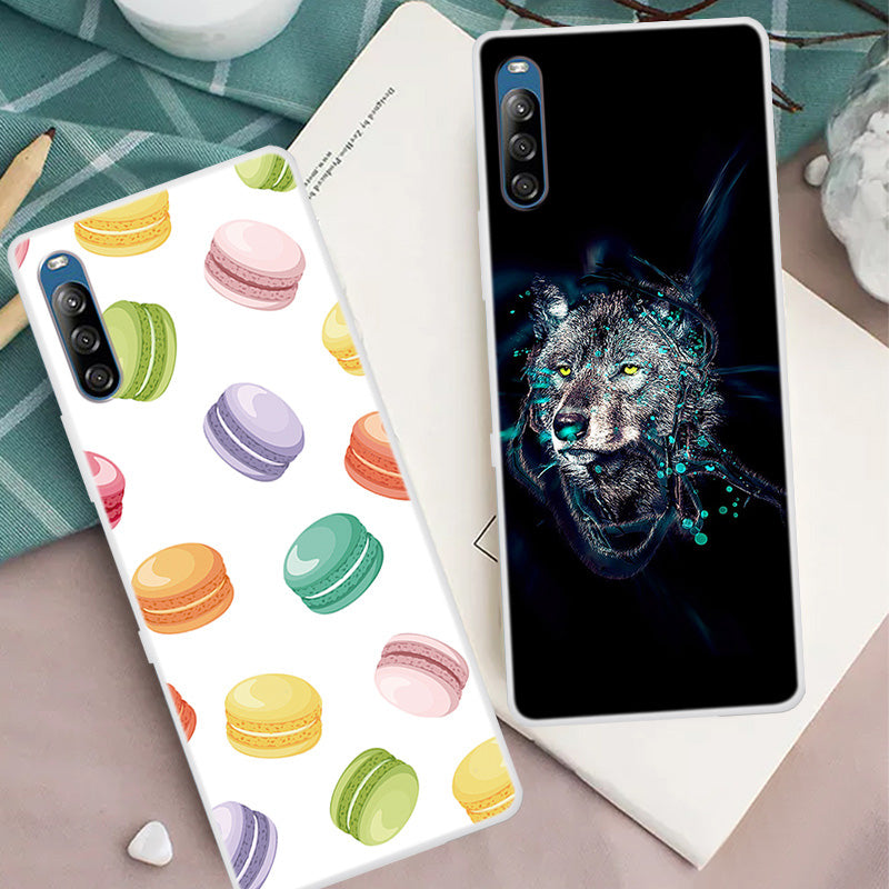 Pattern Printing Soft TPU Back Case for Sony Xperia L4