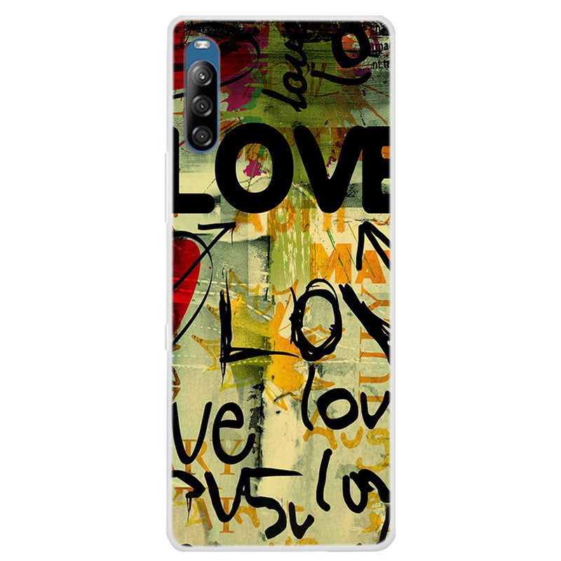 Pattern Printing Soft TPU Phone Shell for Xperia L4