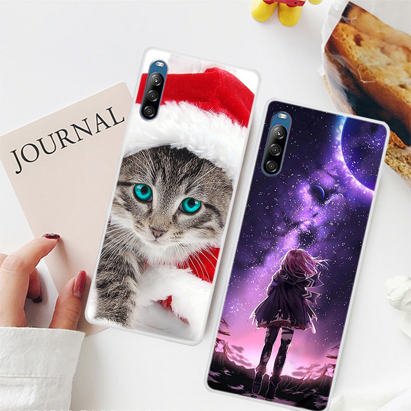 Pattern Printing Soft TPU Phone Shell for Xperia L4