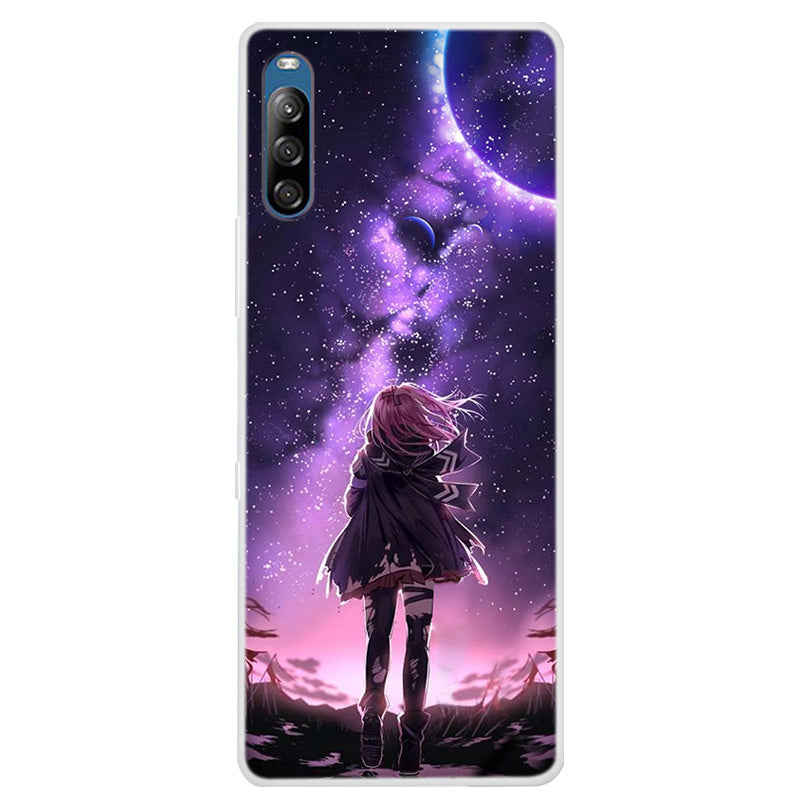 Pattern Printing Soft TPU Phone Shell for Xperia L4