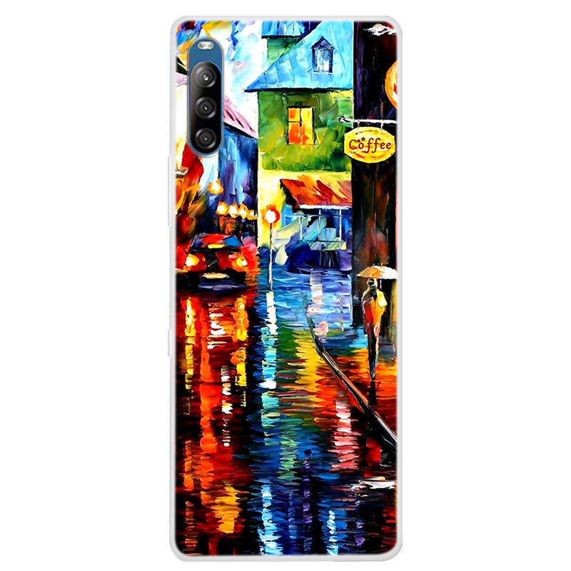 Pattern Printing Soft TPU Phone Shell for Xperia L4