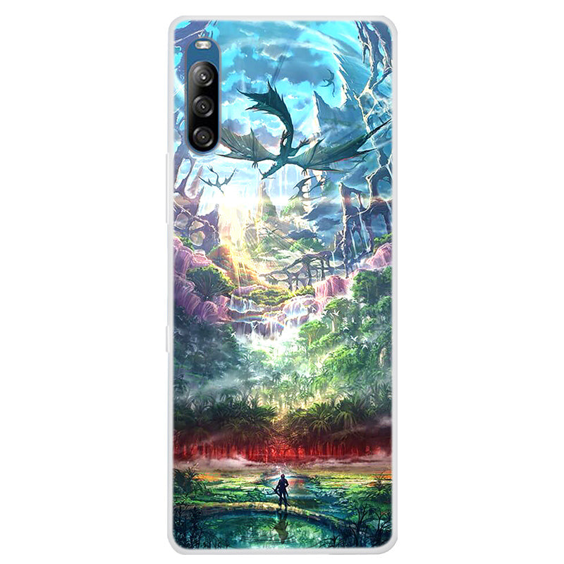 Pattern Printing Soft TPU Phone Shell for Xperia L4