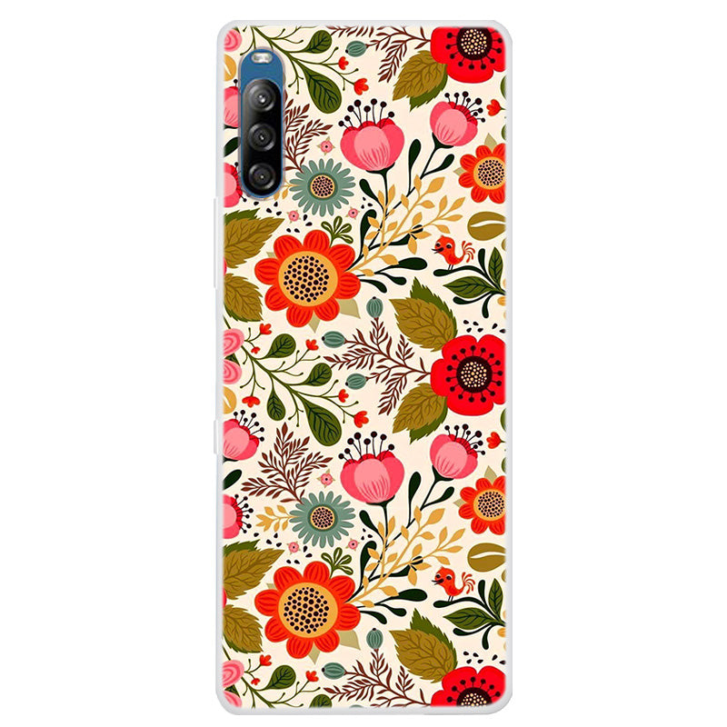 Pattern Printing Soft TPU Phone Shell for Xperia L4