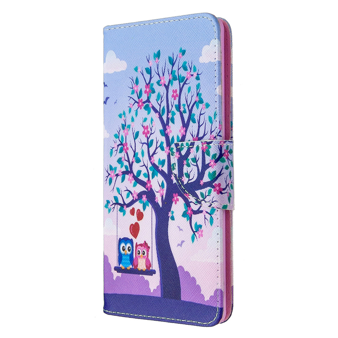 Pattern Printing Case Wallet Stand Leather Cover for Sony Xperia L4