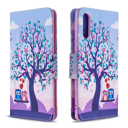 Pattern Printing Case Wallet Stand Leather Cover for Sony Xperia L4