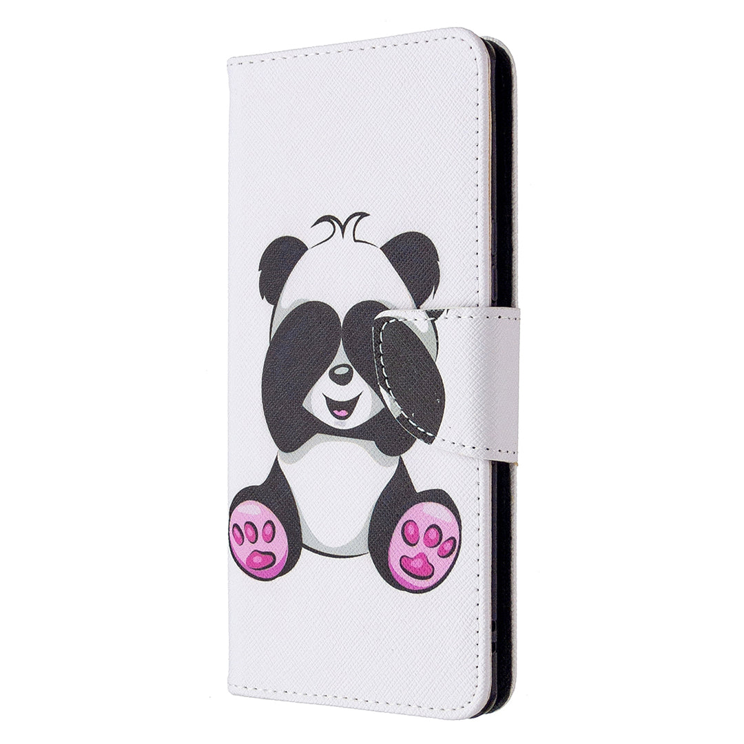 Pattern Printing Case Wallet Stand Leather Cover for Sony Xperia L4
