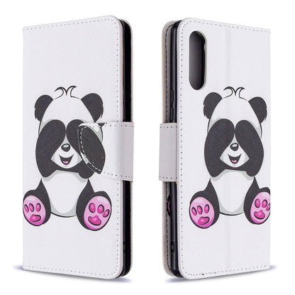 Pattern Printing Case Wallet Stand Leather Cover for Sony Xperia L4