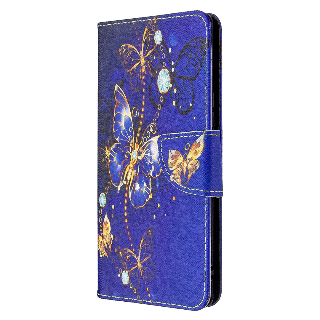 Pattern Printing Case Wallet Stand Leather Cover for Sony Xperia L4