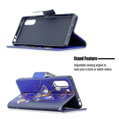 Pattern Printing Case Wallet Stand Leather Cover for Sony Xperia L4