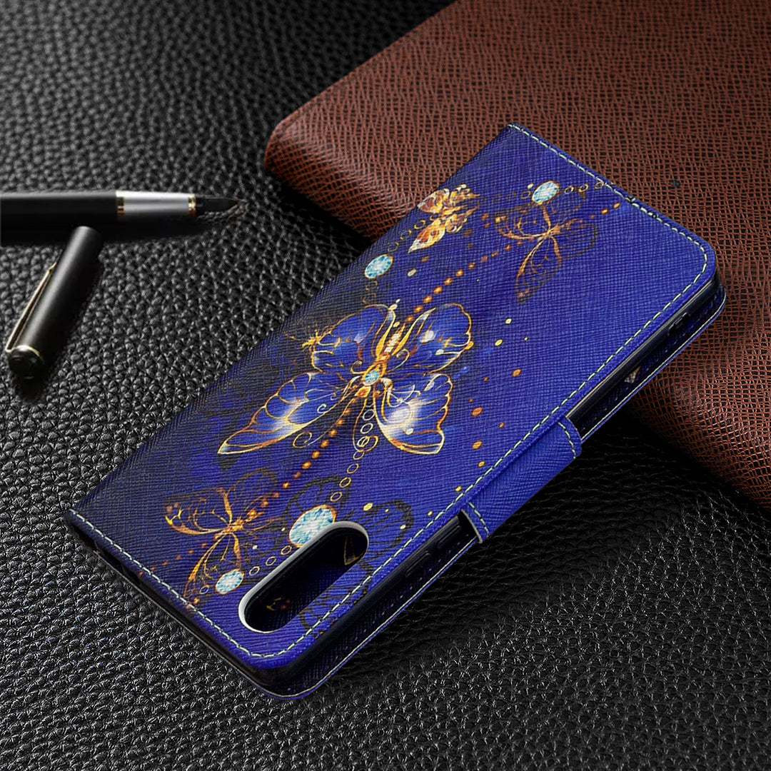 Pattern Printing Case Wallet Stand Leather Cover for Sony Xperia L4