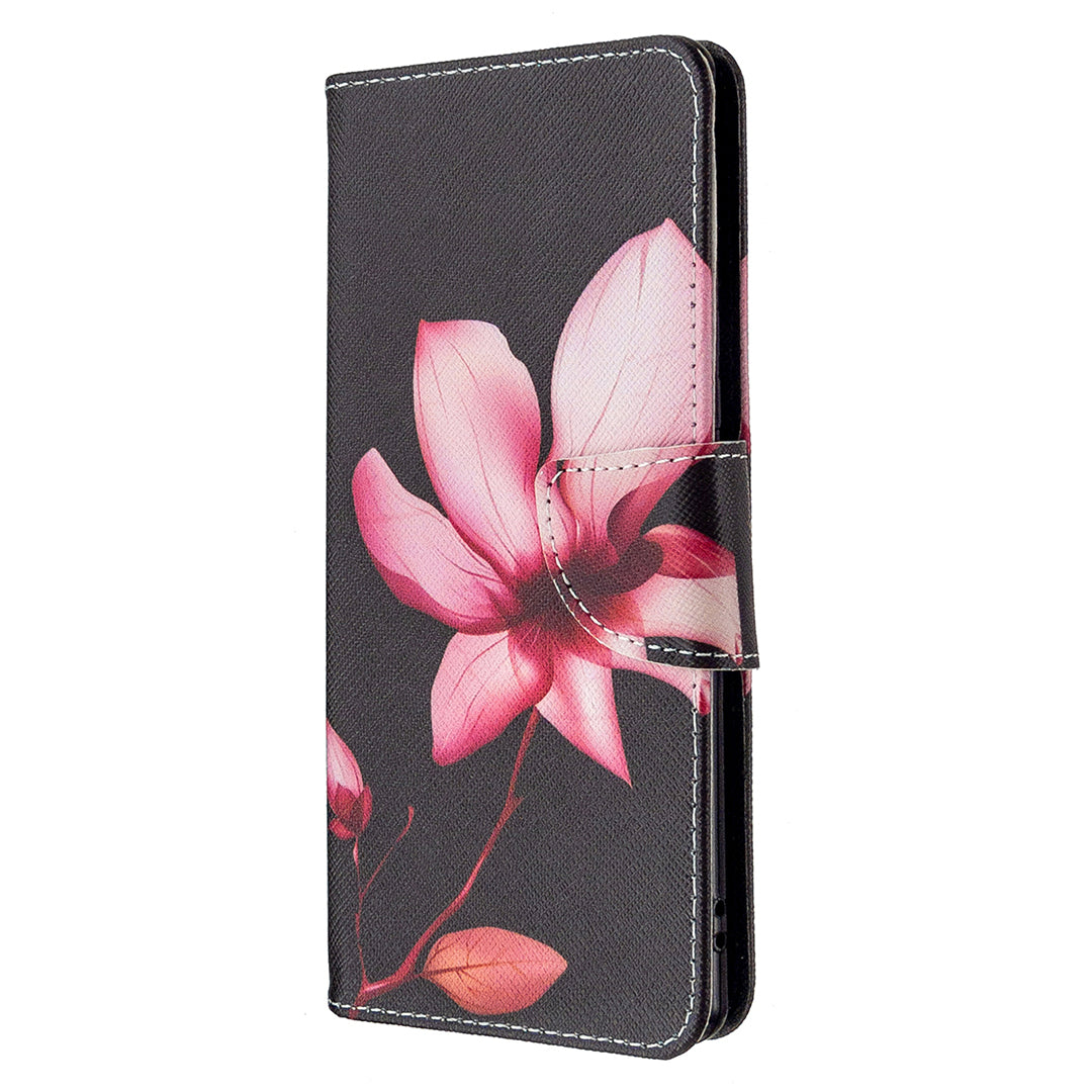 Pattern Printing Case Wallet Stand Leather Cover for Sony Xperia L4