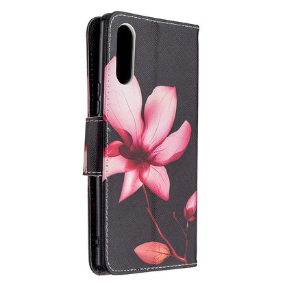 Pattern Printing Case Wallet Stand Leather Cover for Sony Xperia L4