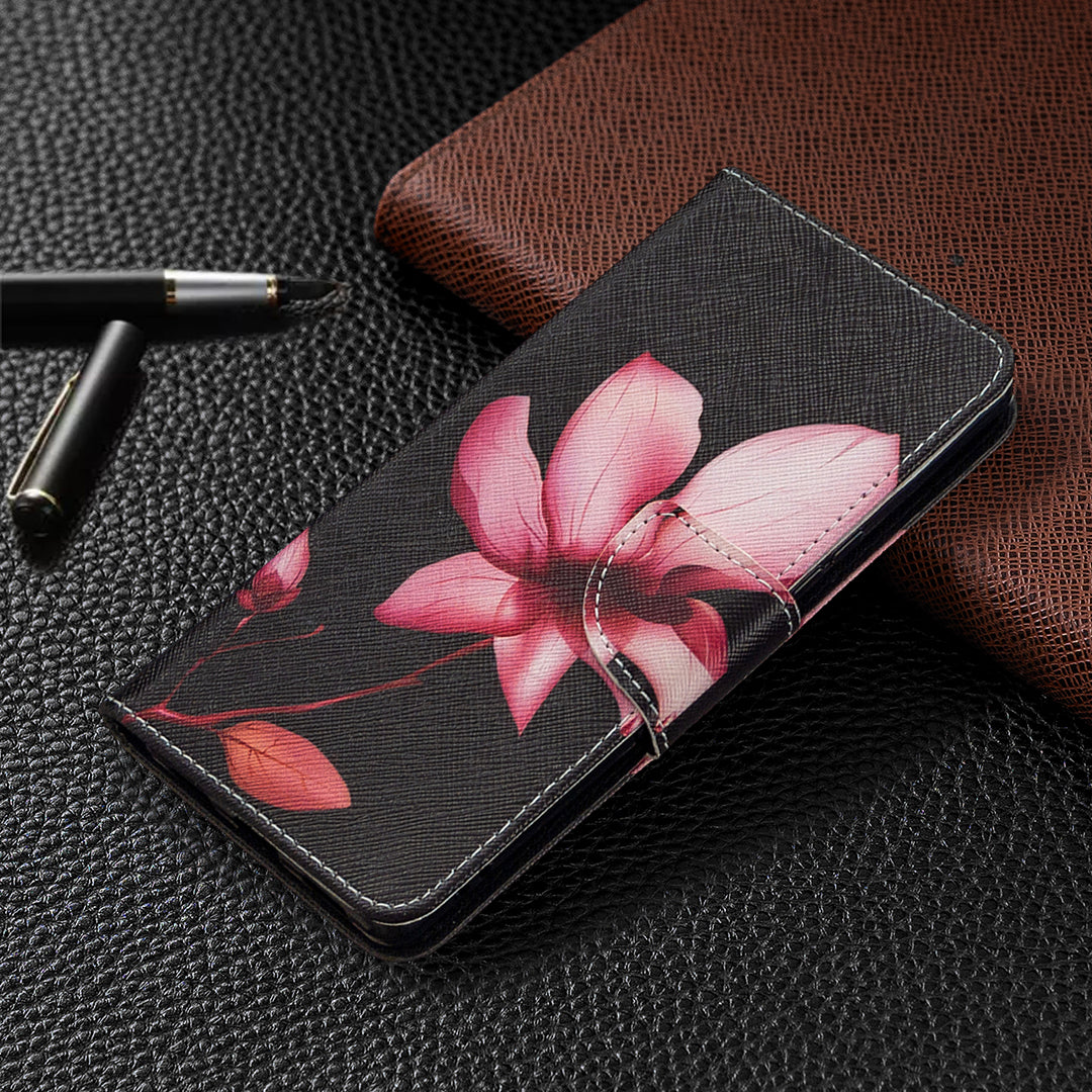 Pattern Printing Case Wallet Stand Leather Cover for Sony Xperia L4