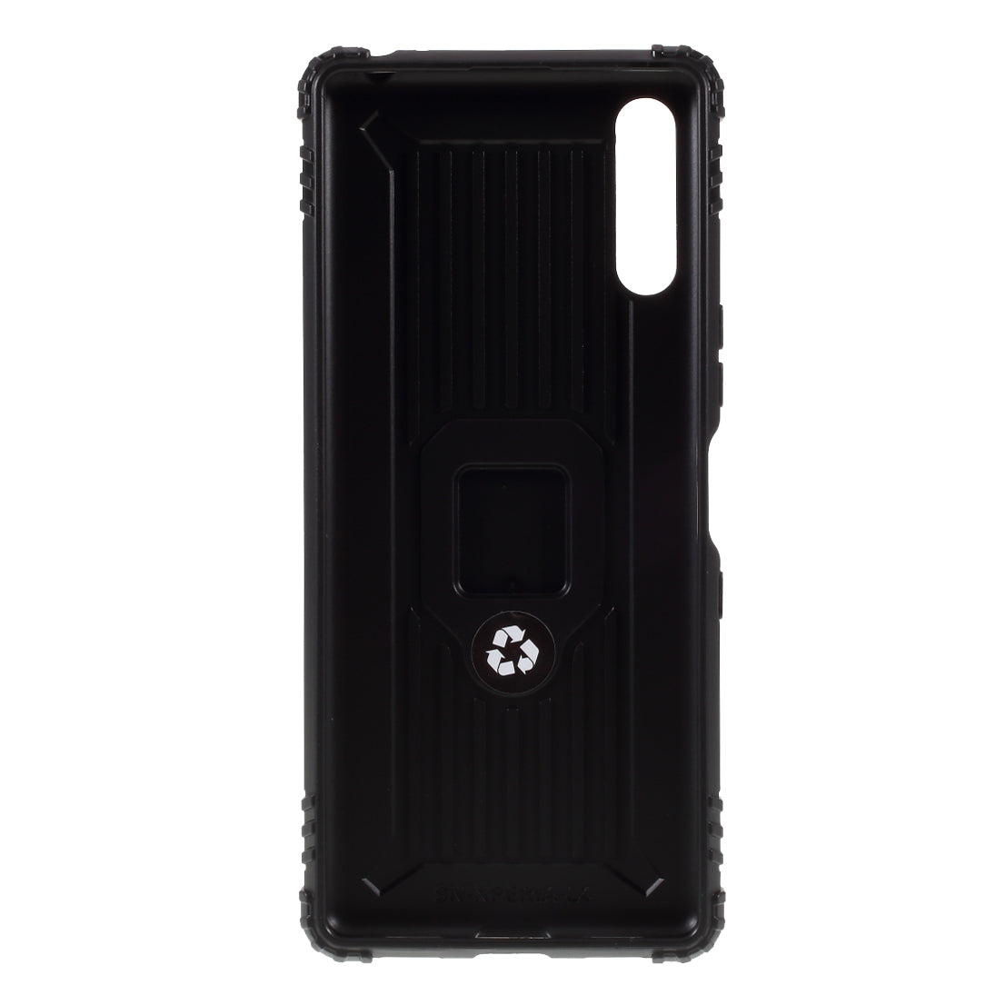 Finger Ring TPU Phone Cover Case with Magnetic Sheet for Sony Xperia L4