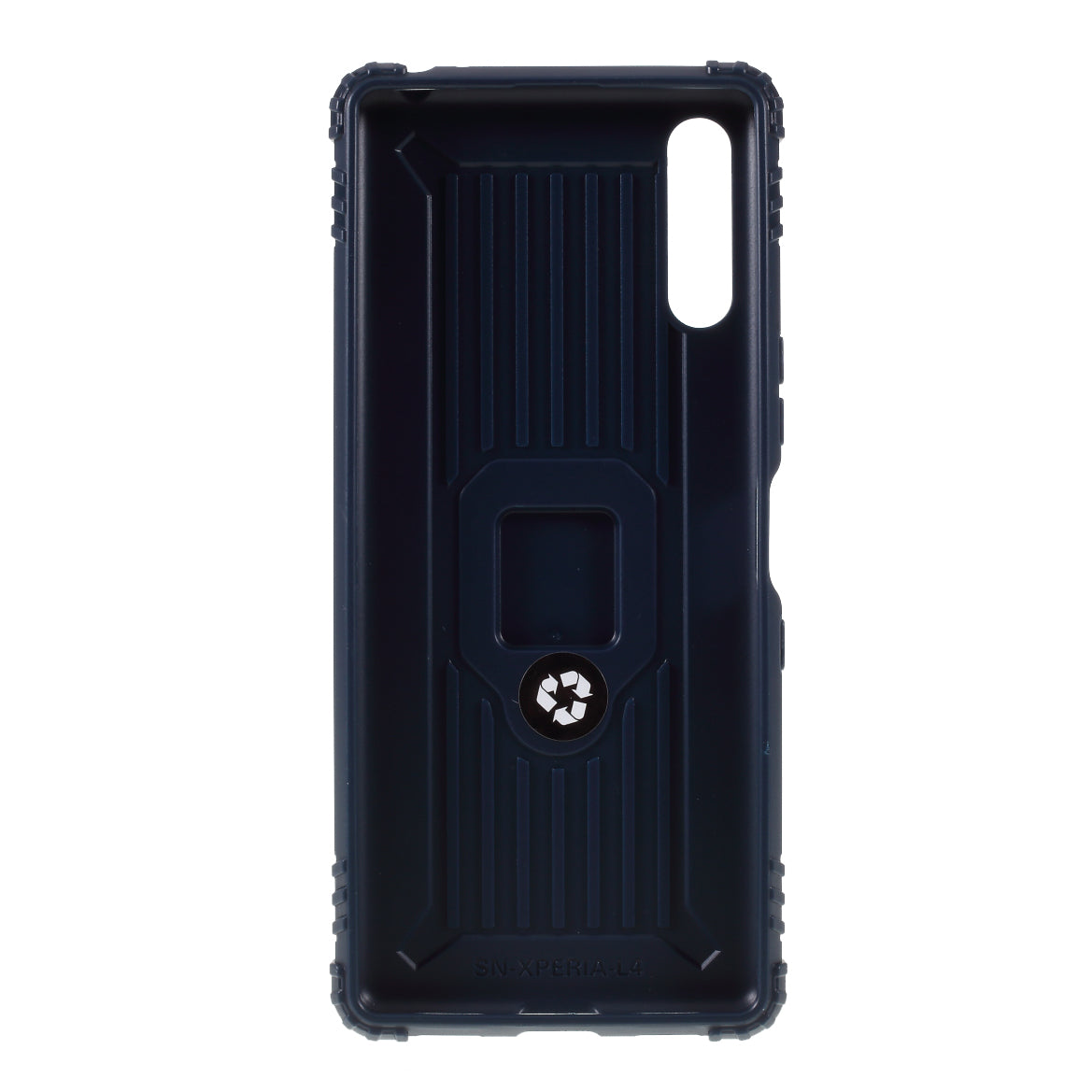 Finger Ring TPU Phone Cover Case with Magnetic Sheet for Sony Xperia L4
