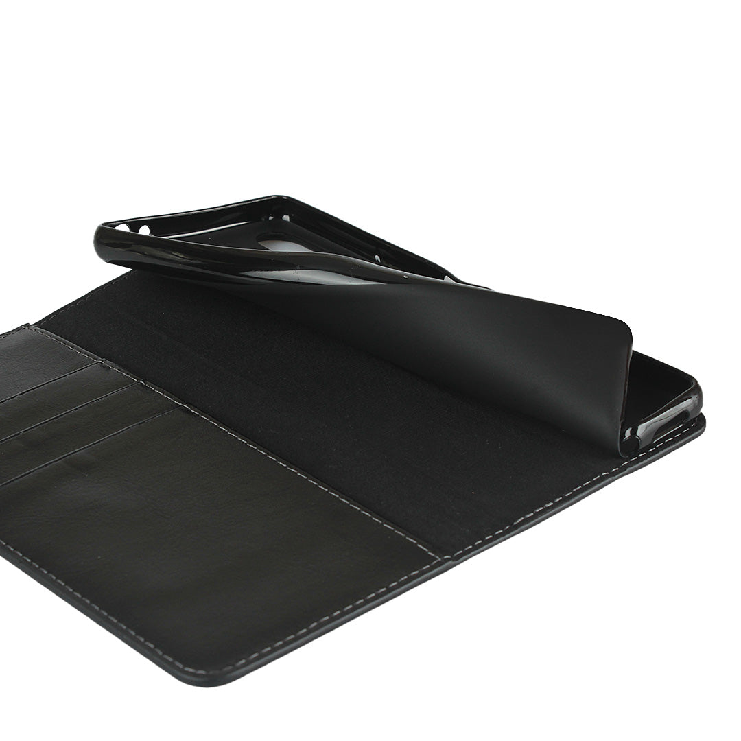 Crazy Horse Wallet Stand Genuine Leather Cover for Sony Xperia L4