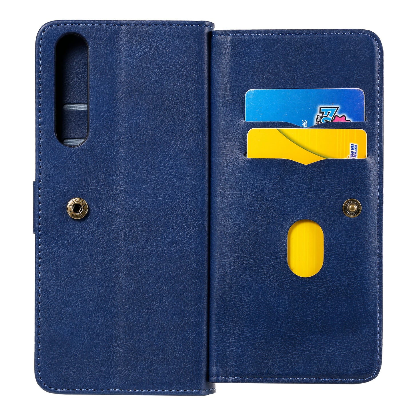 KT Multi-functional Series-1 10 Card Slots Wallet TPU+PU Leather Phone Shell for Sony Xperia 1 II