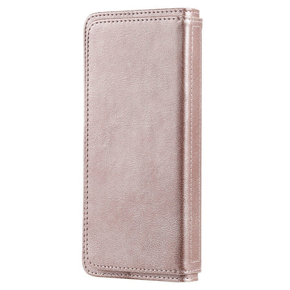 KT Multi-functional Series-1 10 Card Slots Wallet TPU+PU Leather Phone Shell for Sony Xperia 1 II