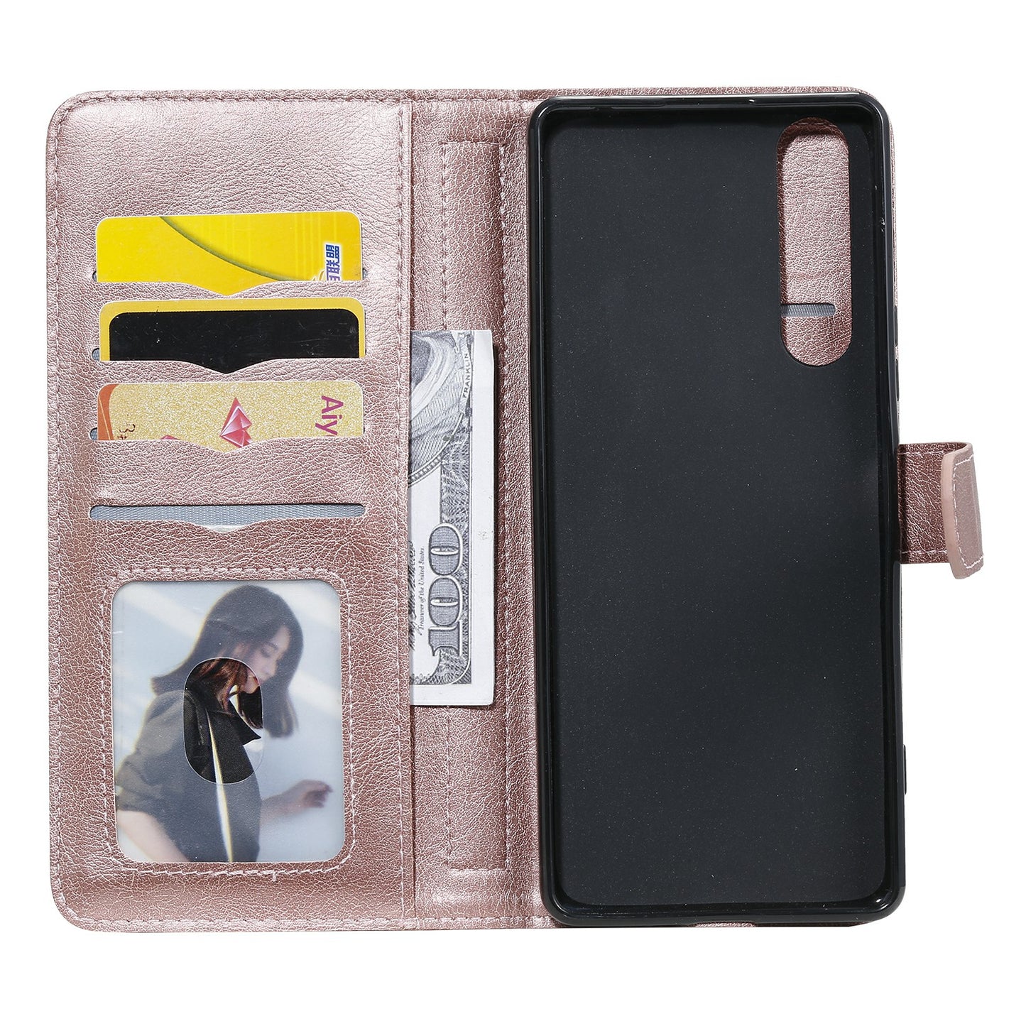 KT Multi-functional Series-1 10 Card Slots Wallet TPU+PU Leather Phone Shell for Sony Xperia 1 II