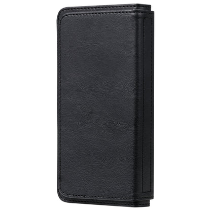 KT Multi-functional Series-1 10 Card Slots Leather Wallet Case for Sony Xperia 10 II