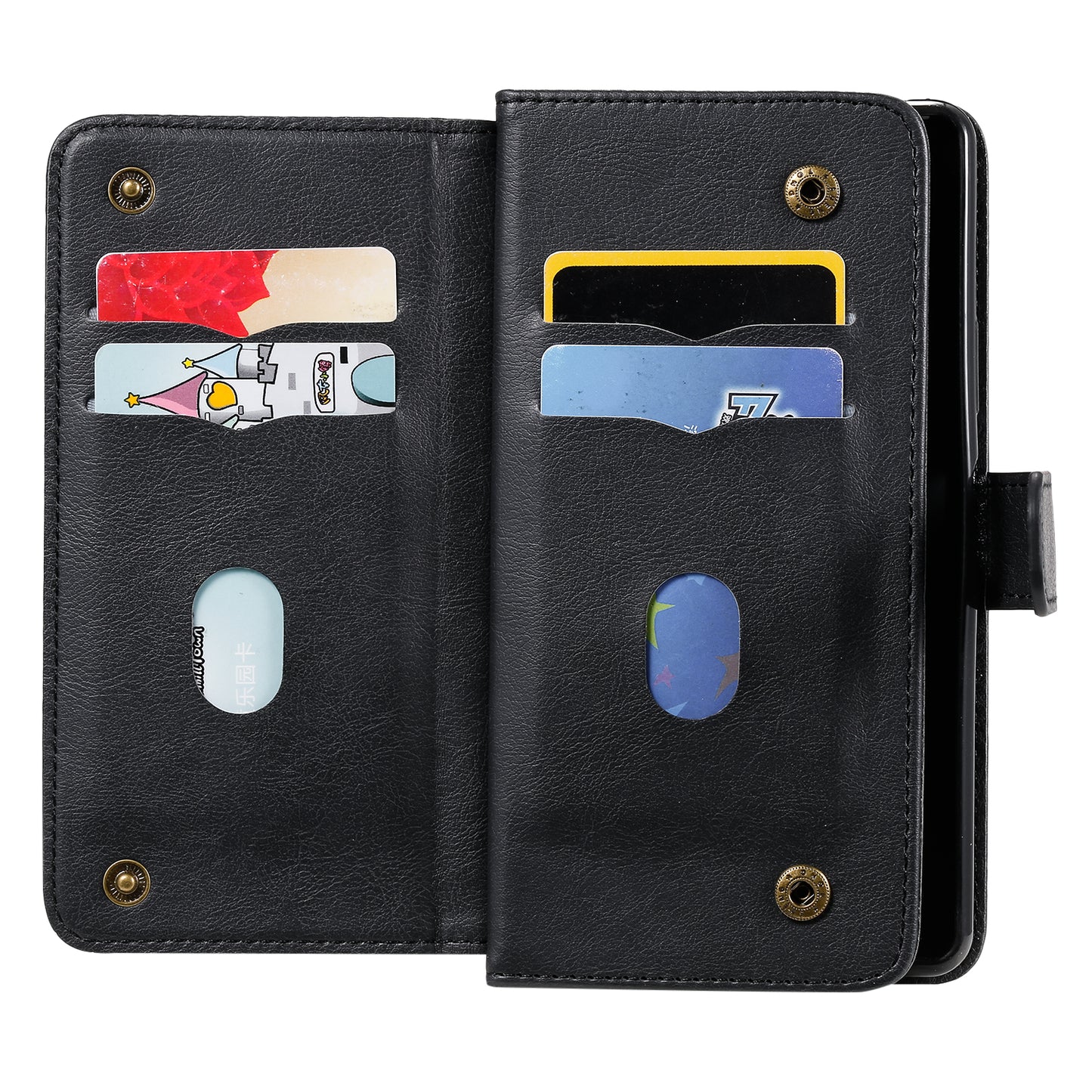 KT Multi-functional Series-1 10 Card Slots Leather Wallet Case for Sony Xperia 10 II