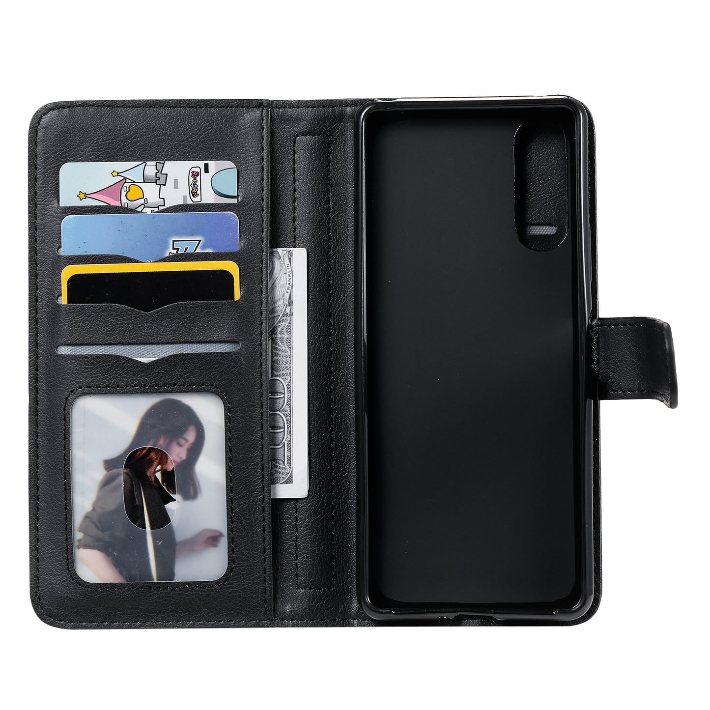KT Multi-functional Series-1 10 Card Slots Leather Wallet Case for Sony Xperia 10 II