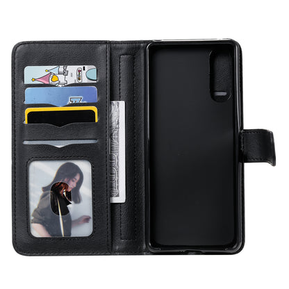KT Multi-functional Series-1 10 Card Slots Leather Wallet Case for Sony Xperia 10 II