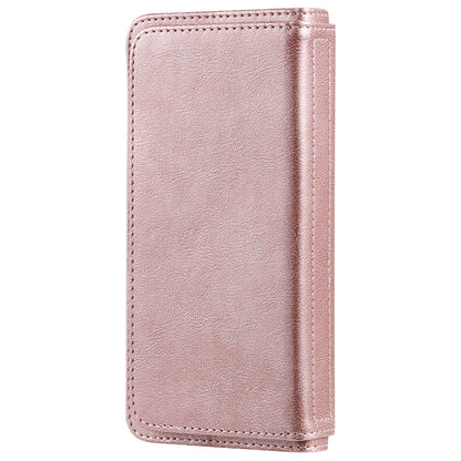 KT Multi-functional Series-1 10 Card Slots Leather Wallet Case for Sony Xperia 10 II
