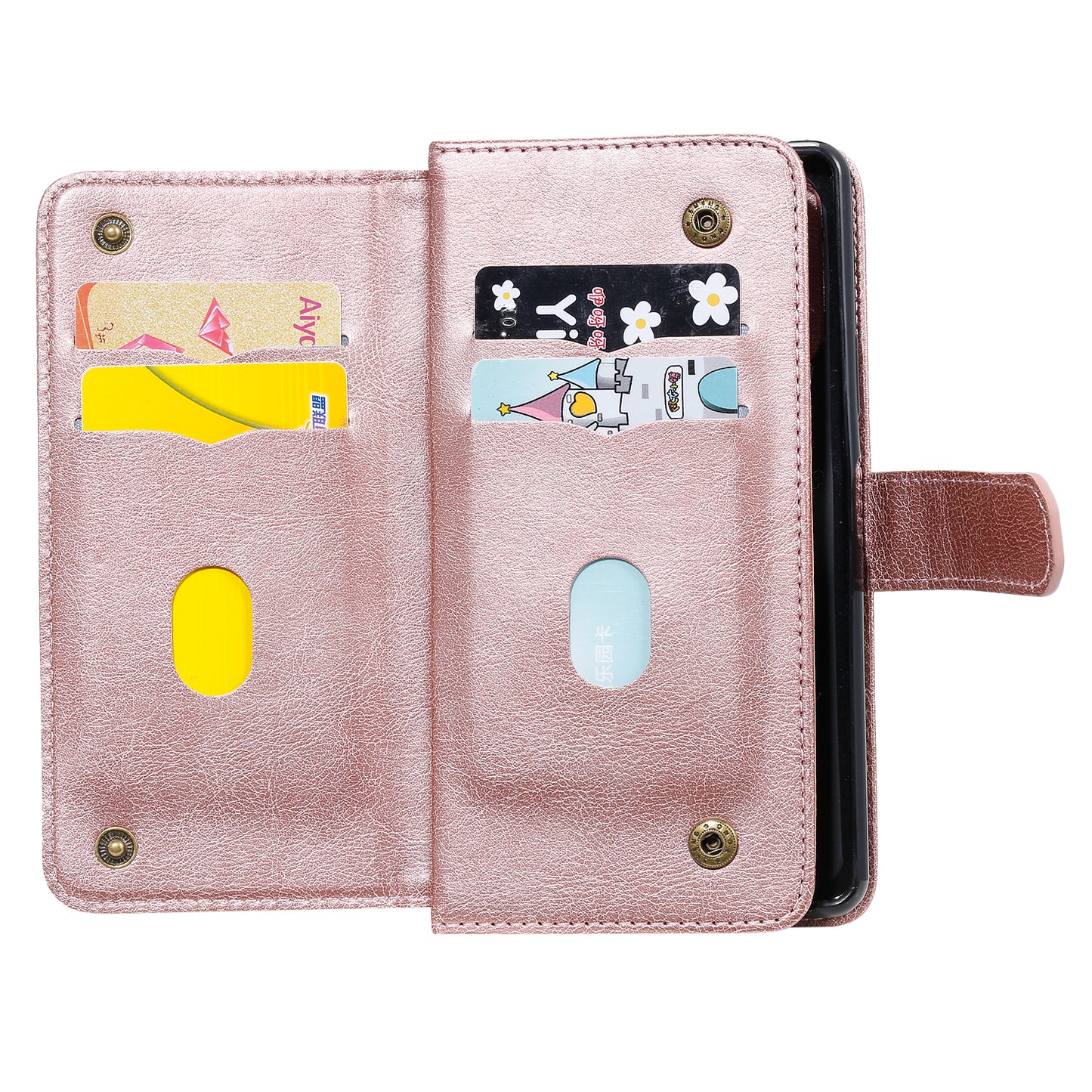 KT Multi-functional Series-1 10 Card Slots Leather Wallet Case for Sony Xperia 10 II
