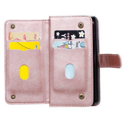 KT Multi-functional Series-1 10 Card Slots Leather Wallet Case for Sony Xperia 10 II