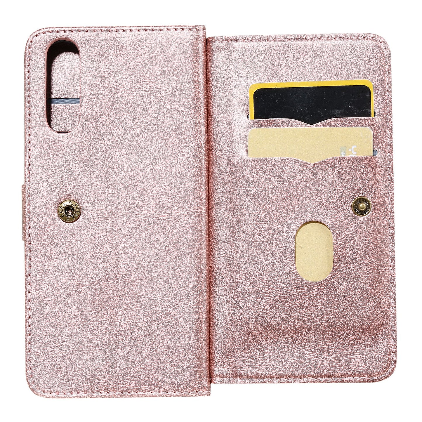 KT Multi-functional Series-1 10 Card Slots Leather Wallet Case for Sony Xperia 10 II