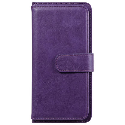 KT Multi-functional Series-1 10 Card Slots Leather Wallet Case for Sony Xperia 10 II