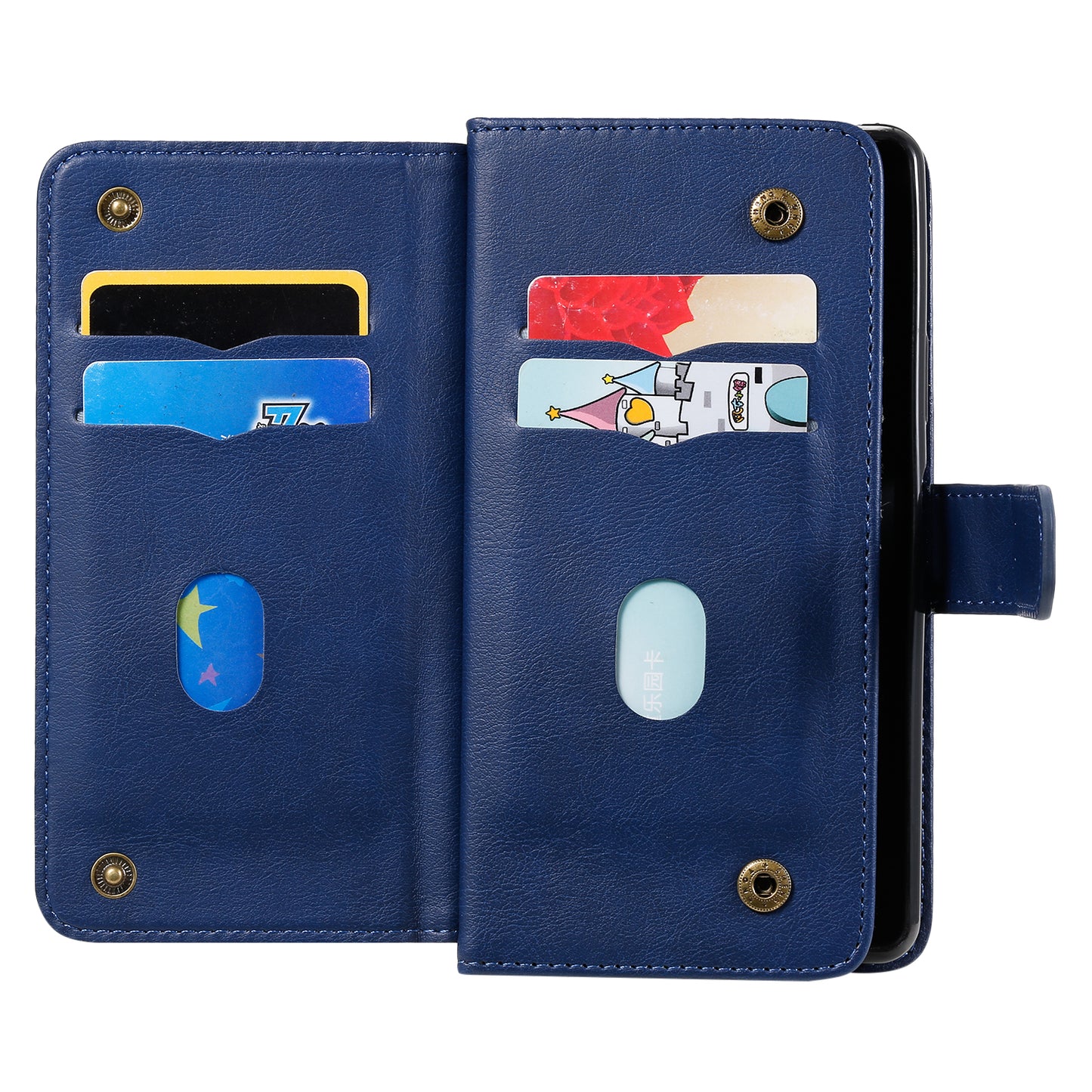KT Multi-functional Series-1 10 Card Slots Leather Wallet Case for Sony Xperia 10 II