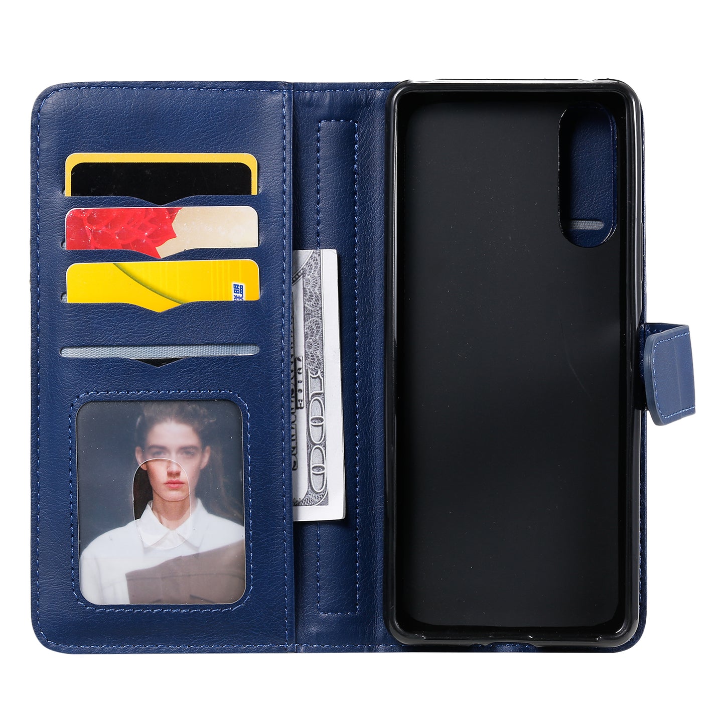 KT Multi-functional Series-1 10 Card Slots Leather Wallet Case for Sony Xperia 10 II
