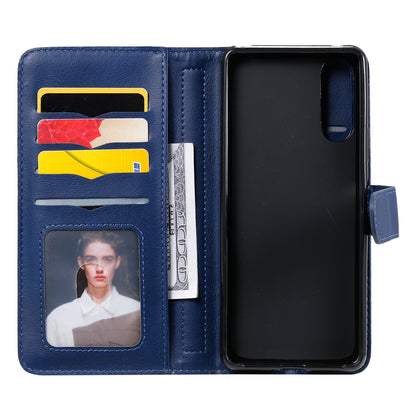 KT Multi-functional Series-1 10 Card Slots Leather Wallet Case for Sony Xperia 10 II
