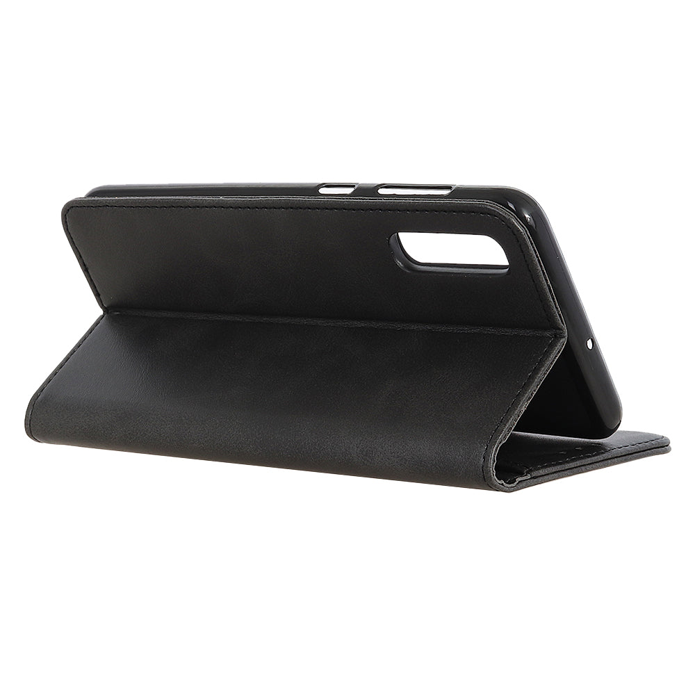 Auto-absorbed Split Leather Cover for Sony Xperia 5 II