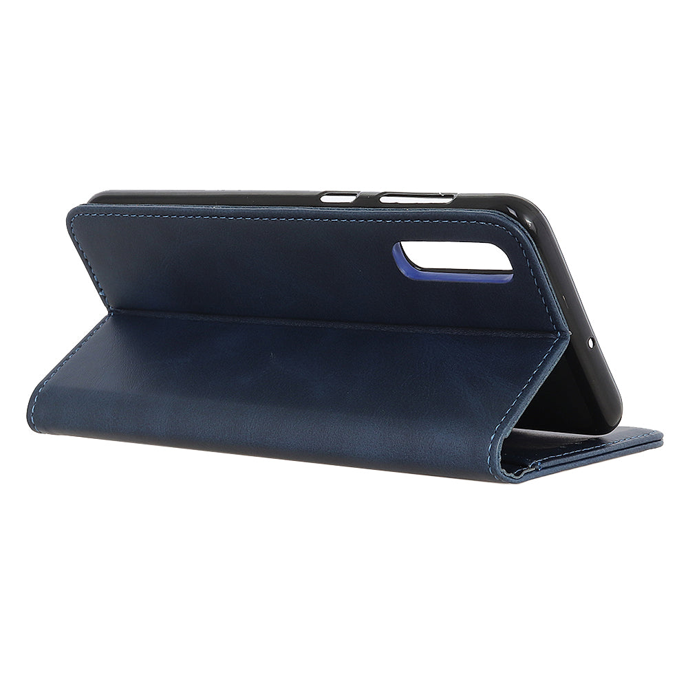 Auto-absorbed Split Leather Cover for Sony Xperia 5 II