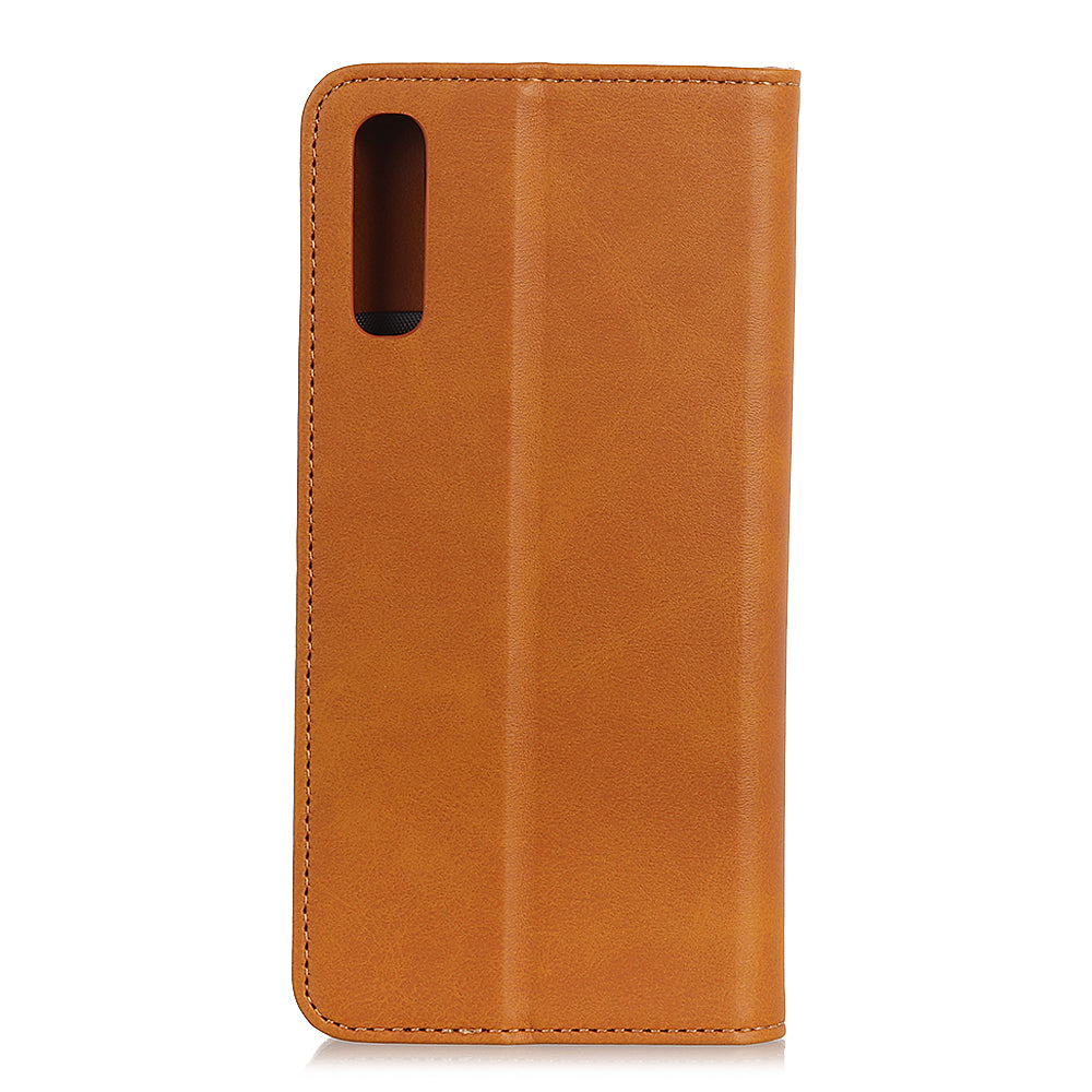 Auto-absorbed Split Leather Cover for Sony Xperia 5 II