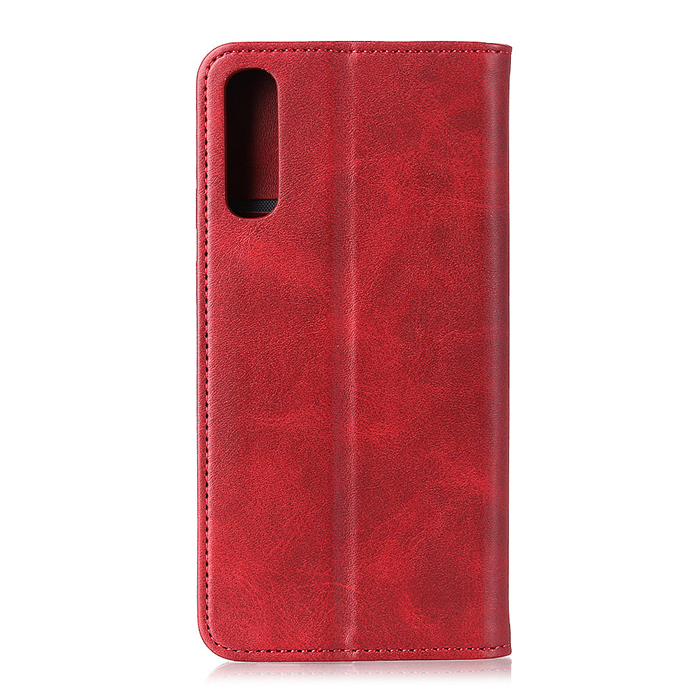 Auto-absorbed Split Leather Cover for Sony Xperia 5 II