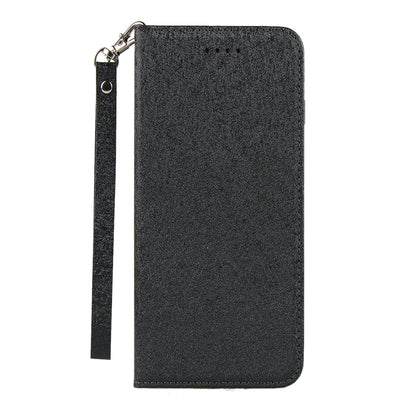 Silk Surface Leather with Strap Cover for Sony Xperia 10 II