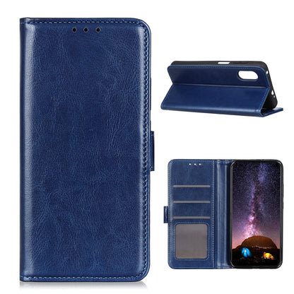 Crazy Horse Leather Wallet Stand Case for Sony Xperia 5 II