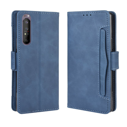Multi-slot Leather Case Wallet Stand Shell for Sony Xperia 5 II