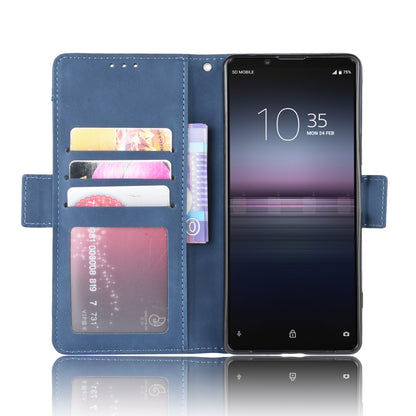 Multi-slot Leather Case Wallet Stand Shell for Sony Xperia 5 II