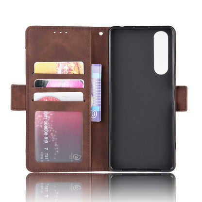 Multi-slot Leather Case Wallet Stand Shell for Sony Xperia 5 II